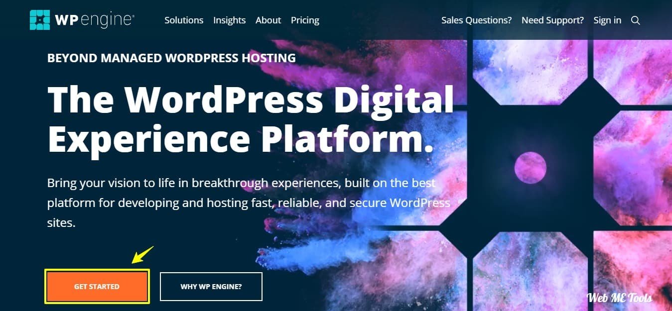 WP Engine WordPress Hosting Home Page WP Engine WordPress Hosting Home Page