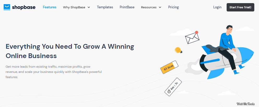 ShopBase Review Home Page ShopBase Review Home Page