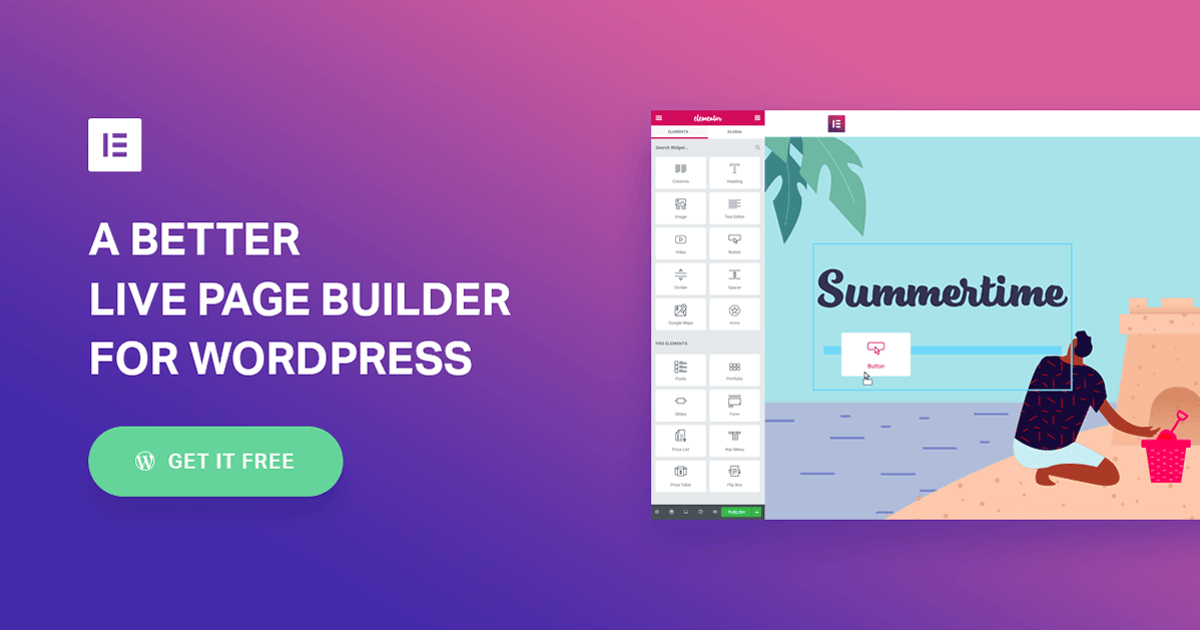 Elementor WordPress Builder Elementor WordPress Builder
