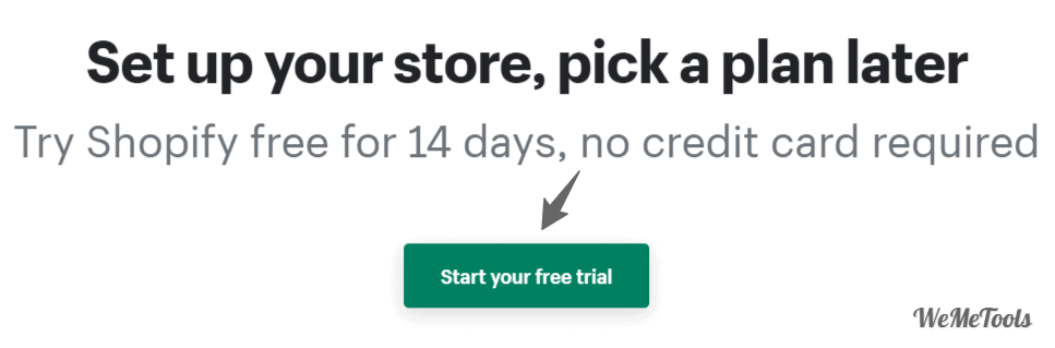 Shopify Free Trial
