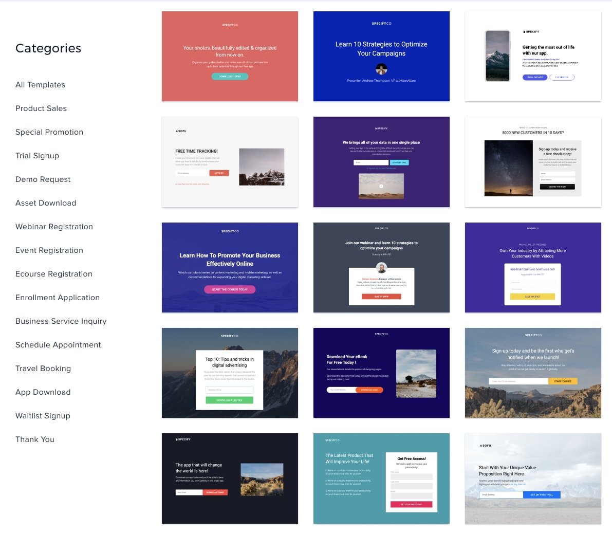 Instapage landing page templates Instapage landing page templates review