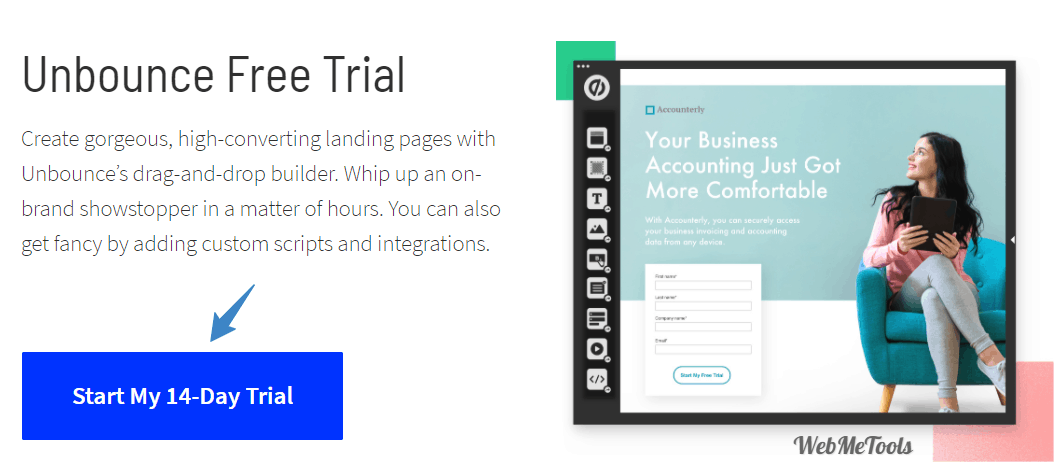 Unbounce Free Trial 14 Days