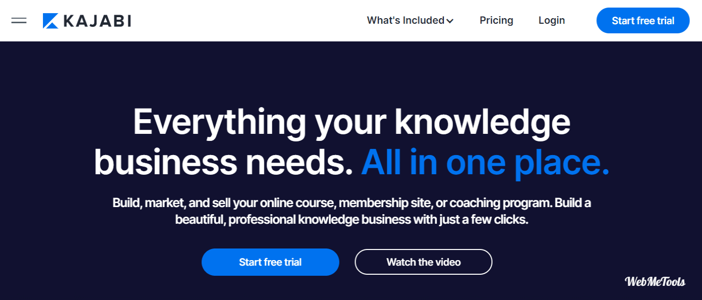 Kajabi Online Business Platform home Kajabi