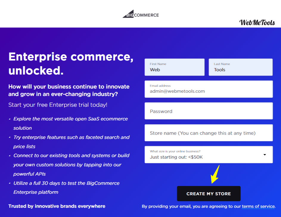 BigCommerce Enterprise Trial BigCommerce