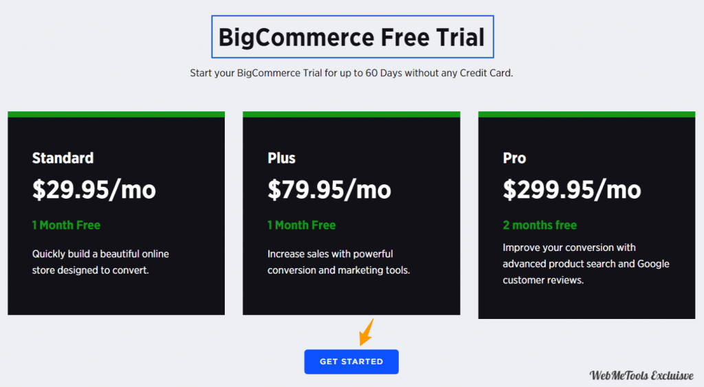 BigCommerce Free Trial Essentials Plans BigCommerce Free Trial Essentials Plans