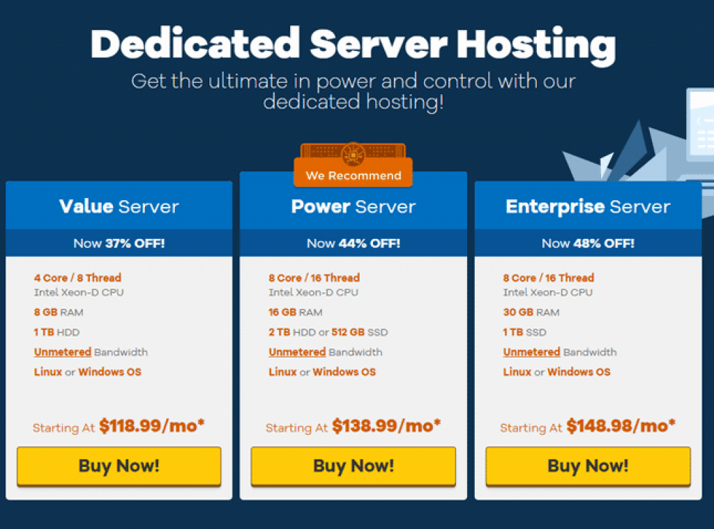 hostgator pricing dedicated hosting plans 1 hostgator pricing dedicated hosting plans
