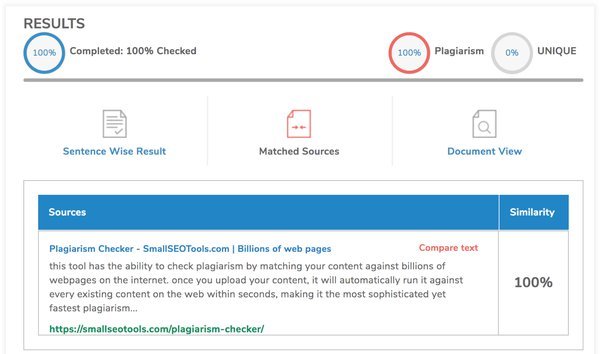 smalseotools smallseotools Plagiarism checker