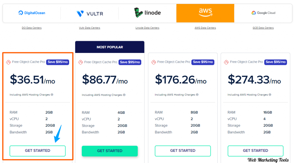Cloudways AWS Server Pricing Plans Cloudways AWS Server Pricing Plans