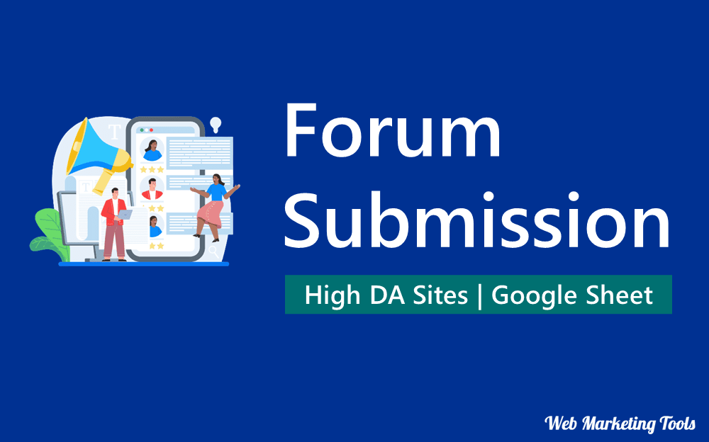 500+ Forum Submission Sites List 2026 (Category Wise, Do-Follow, Free & High PR)
