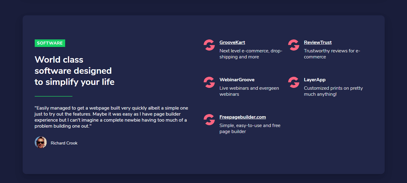 GrooveFunnels Products GrooveFunnels-features