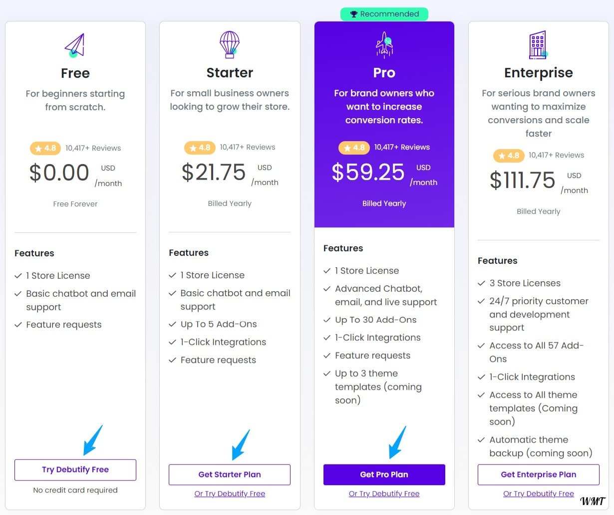 Debutify Pricing Plans Debutify-Pricing-Plans