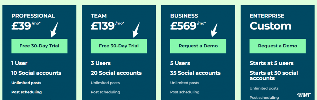 Hootsuite Pricing Plans United Kingdom UK Hootsuite Pricing Plans United Kingdom UK