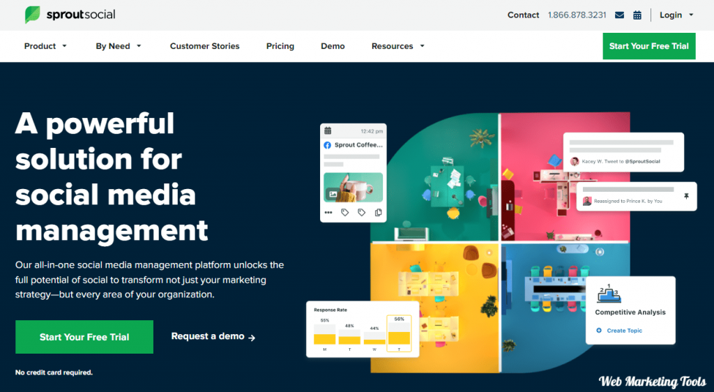 Sprout Social Home Page Sprout Social Home Page
