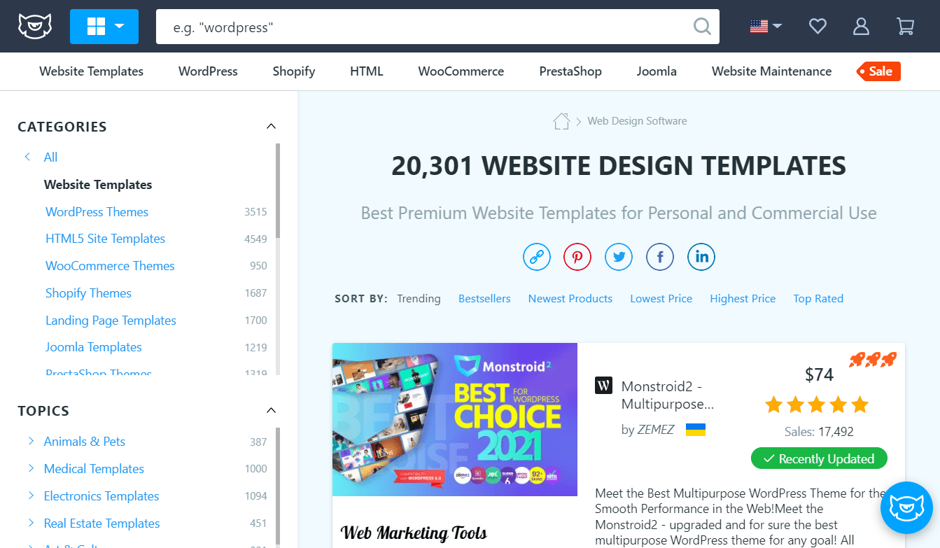 Template Monster Product Templates Template Monster Product Templates