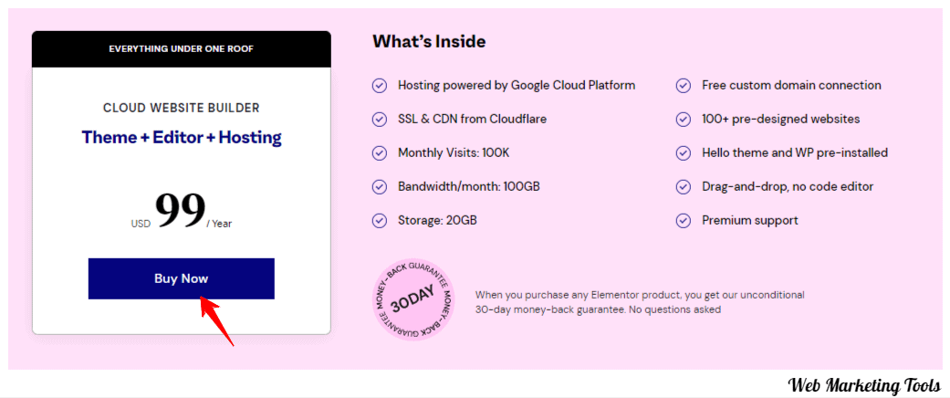 Elementor Pro Plans Find The Right Plan For You 3 1 Elementor Cloud Website Builder