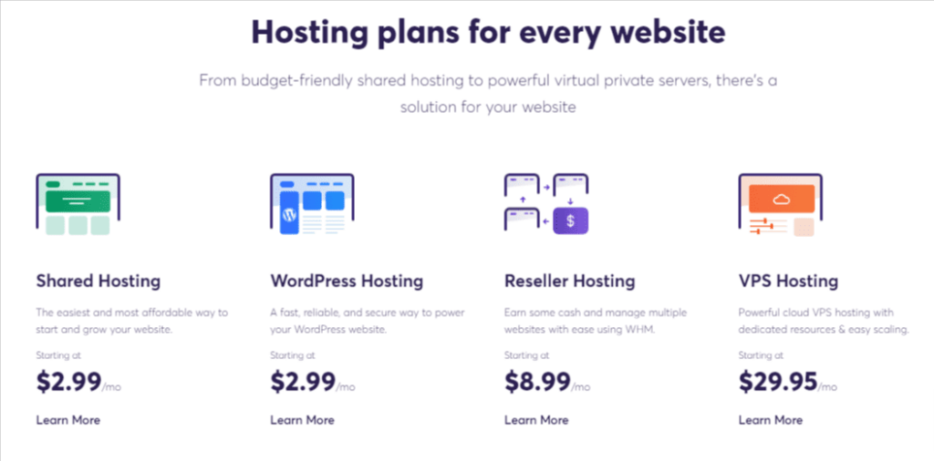 ChemiCloud Hosting Plans