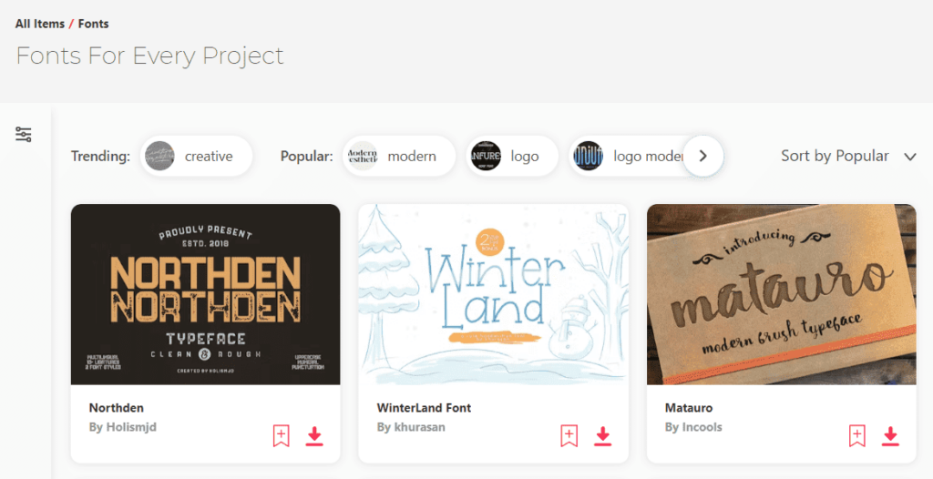 Fonts For Every Project Envato Elements Envato elements fonts Option