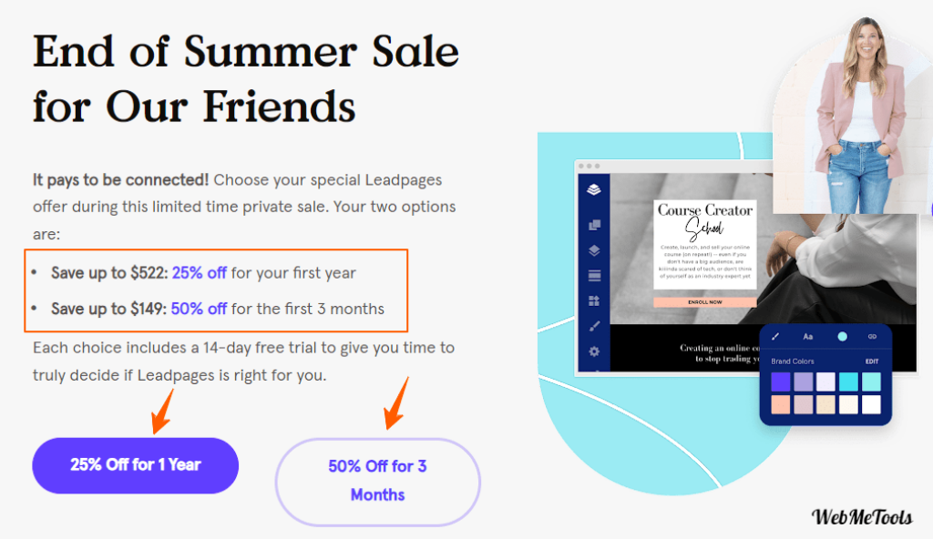 Leadpages FOF Summer Sale Coupon
