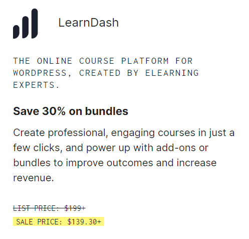 LearnDash Stellar Sale, Get 30% OFF