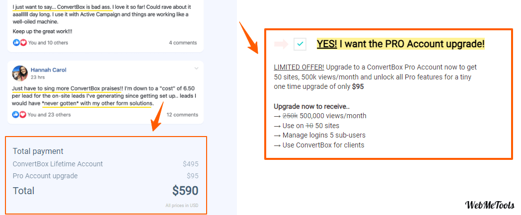 ConvertBox Pro Account Upgrade