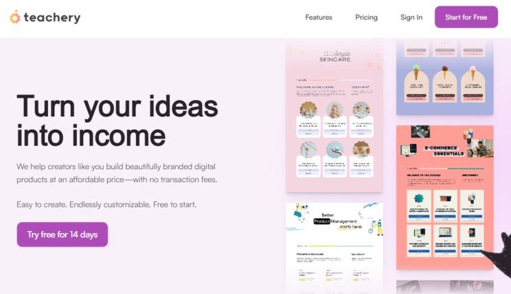Teachery Teachery Website Homepage